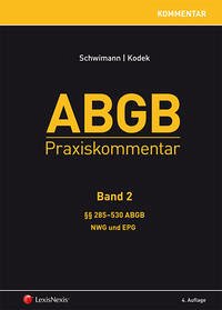 ABGB Praxiskommentar - Band 2 - Kodek, Georg E.; Schwimann, Michael