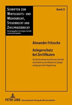 Anlegerschutz bei Zertifikaten - Fritzsche, Alexander