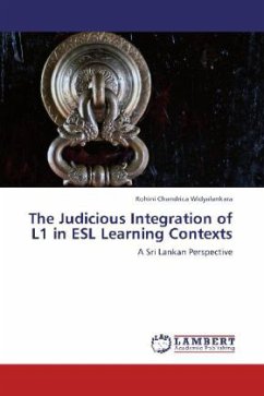 Cover The Judicious Integration of L1 in ESL Learning Contexts