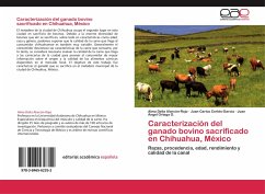 Caracterización del ganado bovino sacrificado en Chihuahua, México - Alarcón-Rojo, Alma Delia;Cortés-García, Juan Carlos;Ortega G., Juan Ángel