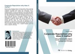 Corporate Reputation why does it matter?