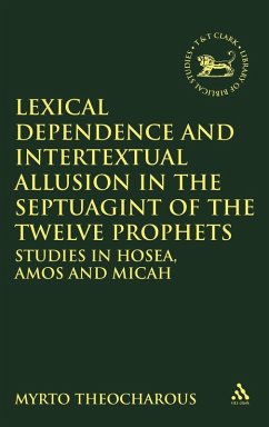 Cover Lexical Dependence and Intertextual Allusion in the Septuagint of the Twelve Prophets