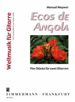 Cover Ecos de Angola, für 2 Gitarren, m. Audio-CD