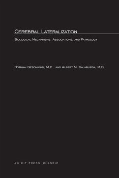 Cerebral Lateralization: Biological Mechanisms, Associations, and Pathology - Geschwind, Norman; Galaburda, Albert M.