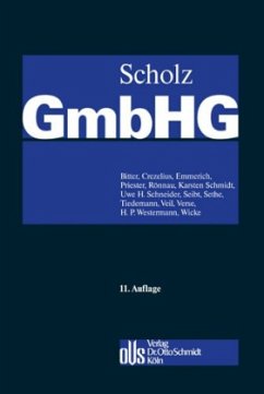 GmbH-Gesetz, Band 1 - Schmidt, Karsten;Rönnau, Thomas;Schneider, Uwe H.