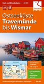 Ostseeküste Travemünde bis Wismar Rad- und Wanderkarte 1 : 40 000