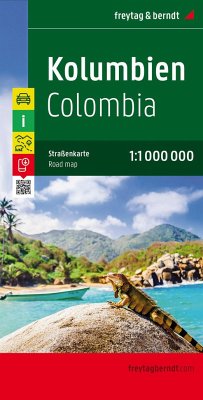 Freytag & Berndt Autokarte Kolumbien. Colombia