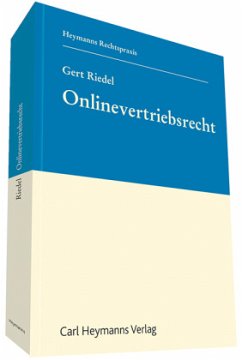 Onlinevertriebsrecht - Riedel, Gert