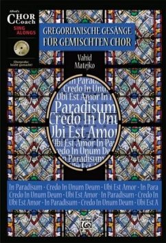 Gregorianische Gesänge für gemischten Chor, Chorpaket (10 Chorpartituren und 1 Audio-CD)