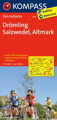 KOMPASS Fahrradkarte 3037 Drömling - Salzwedel - Altmark 1:70.000 / Kompass Fahrradkarten