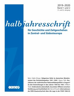 Cover Halbjahresschrift 2019 - 2020