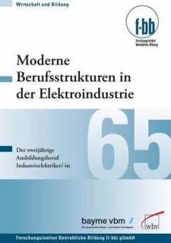 Moderne Berufsstrukturen in der Elektroindustrie - Krenn, Sylvia;Stumpf, Felix