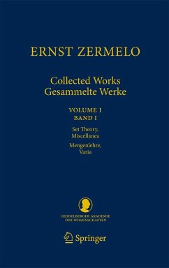 Ernst Zermelo - Collected Works/Gesammelte Werke - Zermelo, Ernst