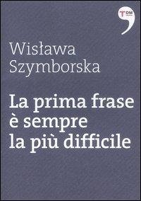 Cover La prima frase è sempre la più difficile