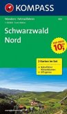 Kompass Karte Schwarzwald Nord, 2 Bl. Kompass Karte Schwarzwald Nord, 2 Bl.