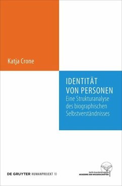 Identität von Personen - Crone, Katja
