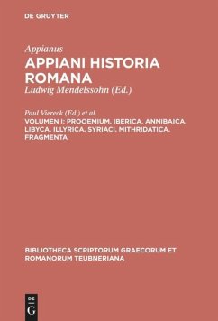 Prooemium. Iberica. Annibaica. Libyca. Illyrica. Syriaci. Mithridatica. Fragmenta - Appianus