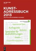Kunstadressbuch Deutschland, Österreich, Schweiz 2013