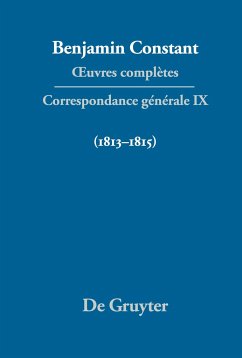 ¿uvres complètes, IX, Correspondance générale 1813¿1815 - Correspondance générale 1813-1815