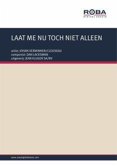 LAAT ME NU TOCH NIET ALLEEN (fixed-layout eBook, ePUB) - LACKSMAN, DAN; VERMINNEN, JOHAN