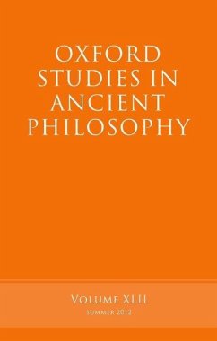 Oxford Studies in Ancient Philosophy