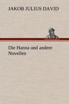Die Hanna und andere Novellen - David, Jakob Julius