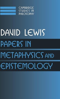 Papers in Metaphysics and Epistemology - Lewis, David