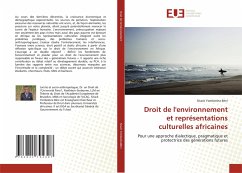 Droit de l'environnement et représentations culturelles africaines - Yombatina Béni, Sitack