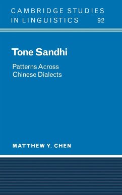 Tone Sandhi - Chen, Matthew Y.