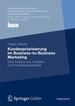 Kundenpriorisierung im Business-to-Business Marketing - Wetzel, Hauke