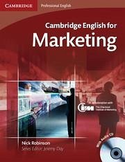 Cambridge English for Marketing Student's Book with Audio CD - Robinson, Nick