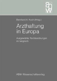 Cover Arzthaftung in Europa