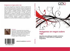 Imágenes en negro sobre rojo