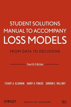 Cover Student Solutions Manual to Accompany Loss Models