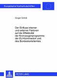 Der Einfluss interner und externer Faktoren auf die Effektivität der Kronzeugenprogramme der EU-Kommission und des Bundeskartellamtes