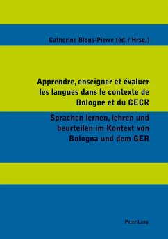 Cover Apprendre, enseigner et évaluer les langues dans le contexte de Bologne et du CECR- Sprachen lernen, lehren und beurteilen im Kontext von Bologna und dem GER