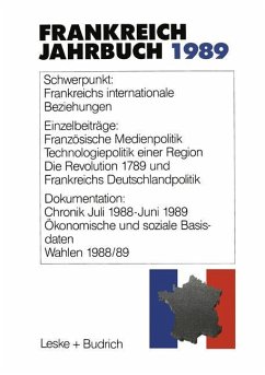 Frankreich-Jahrbuch 1989 - Deutsch-Französiches Institut
