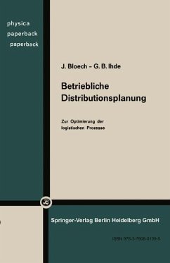 Betriebliche Distributionsplanung - Bloech, J.;Ihde, G. B.