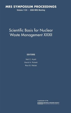 Scientific Basis for Nuclear Waste Management XXXII