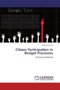 Citizen Participation in Budget Processes