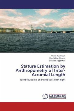 Cover Stature Estimation by Anthropometry of Inter-Acromial Length