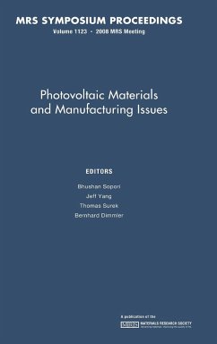 Photovoltaic Materials and Manufacturing Issues