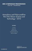 Amorphous and Polycrystalline Thin-Film Silicon Science and Technology - 2010
