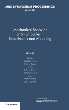 Mechanical Behavior at Small Scales-Experiments and Modeling