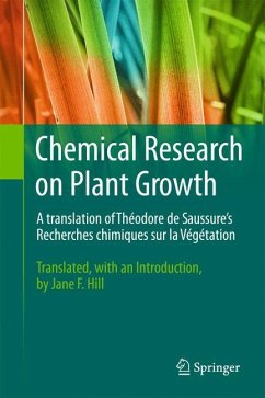 Chemical Research on Plant Growth - De Saussure, Théodore