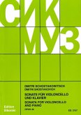 Schostakowitsch, Dmitri, Sonate für Violoncello und