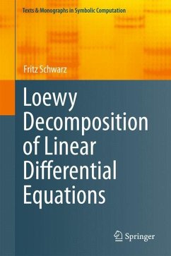 Loewy Decomposition of Linear Differential Equations - Schwarz, Fritz