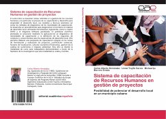 Sistema de capacitación de Recursos Humanos en gestión de proyectos