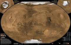 National Geographic Mars Wall Map (31.25 X 20.25 In) - National Geographic Maps