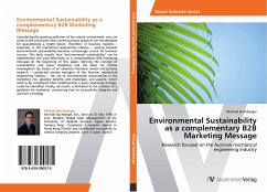 Environmental Sustainability as a complementary B2B Marketing Message - Buchberger, Michael